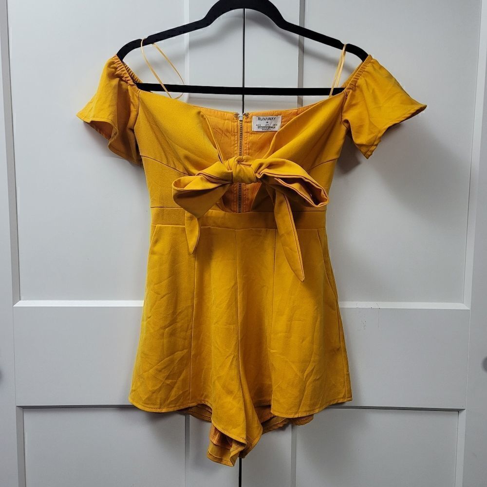 Runaway tie front romper  - Picture 7 of 15